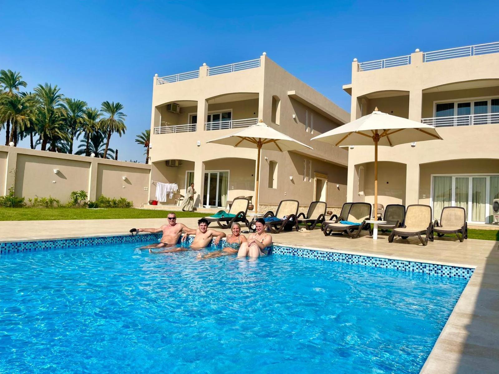 Royal Nile Villa - Pool View Apartment 1 ลักซอร์ ภายนอก รูปภาพ